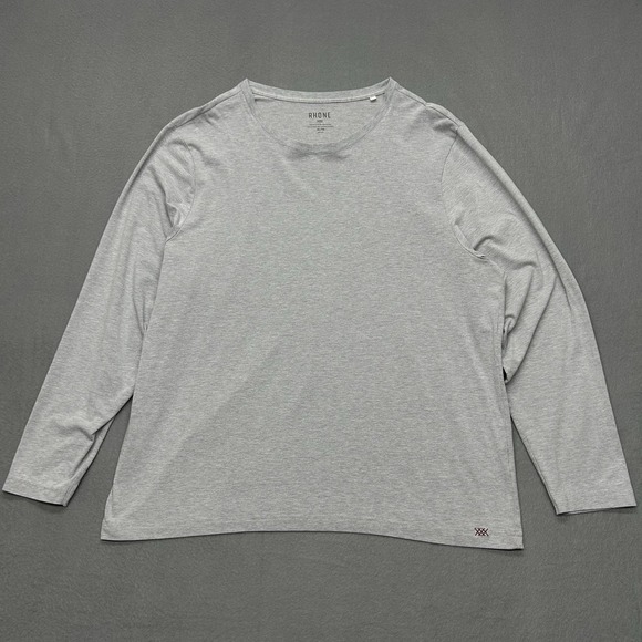Rhone‎ Shirt Mens Size XL Gray Element Long Sleeve Performance Athletic Stretch - Picture 2 of 9